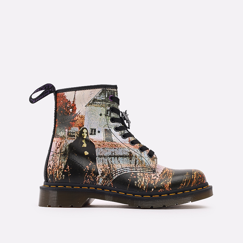  бежевые ботинки Dr. Martens 1460 x Black Sabbath 26315102 - цена, описание, фото 1