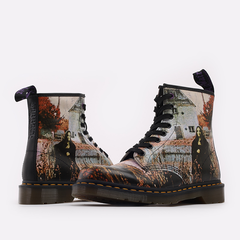  бежевые ботинки Dr. Martens 1460 x Black Sabbath 26315102 - цена, описание, фото 5