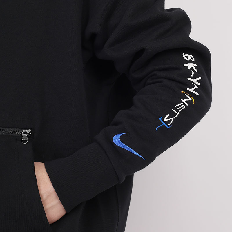 

Толстовка Nike, Черный, Brooklyn Nets Pullover Hoodie Courtside City Edition