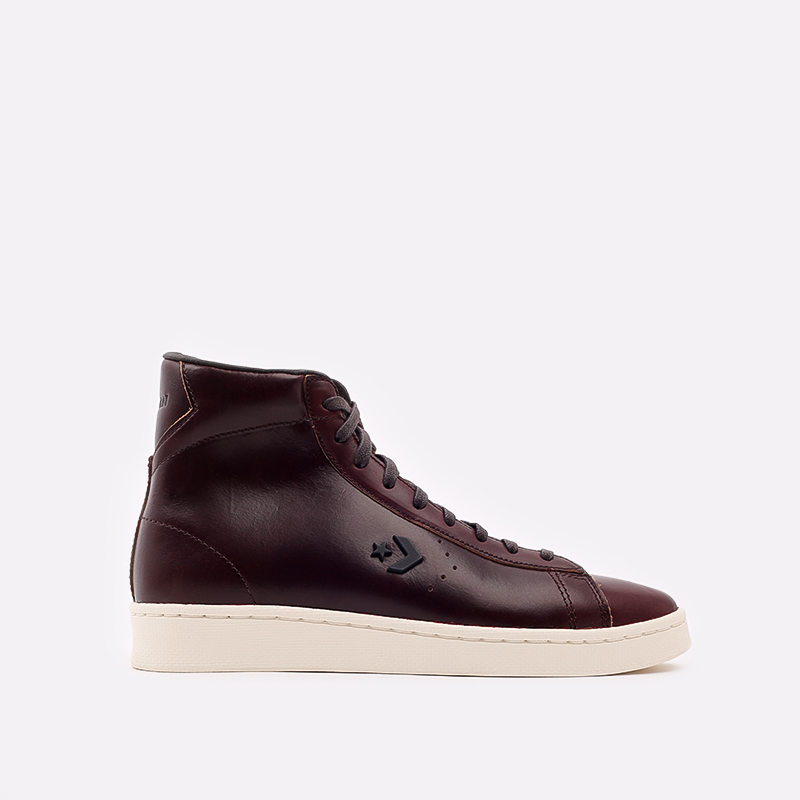  коричневые кеды Converse Pro Leather Hi 168750 - цена, описание, фото 1