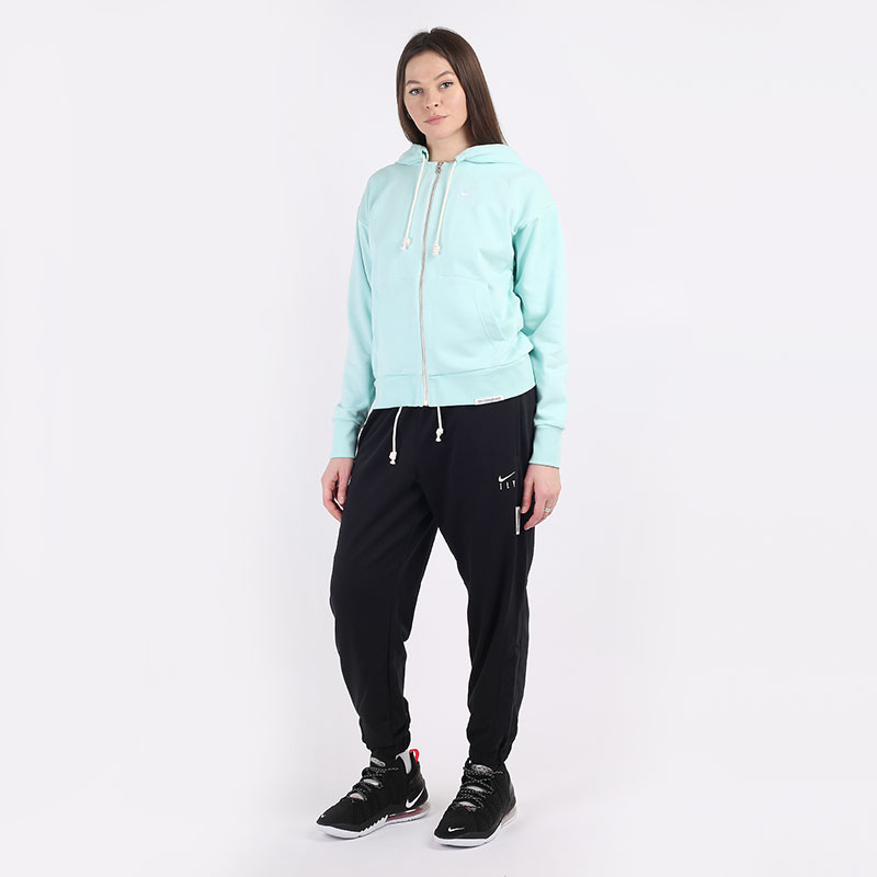 женские черные брюки Nike Swoosh Fly Standard Issue CU3482-010 - цена, описание, фото 7