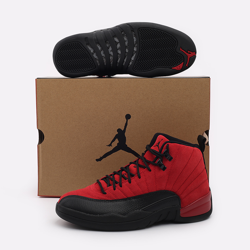 мужские красные кроссовки Jordan 12 Retro CT8013-602 - цена, описание, фото 4