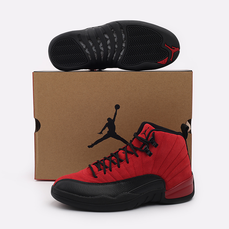 

Кроссовки Jordan, Красный;чёрный, 12 Retro