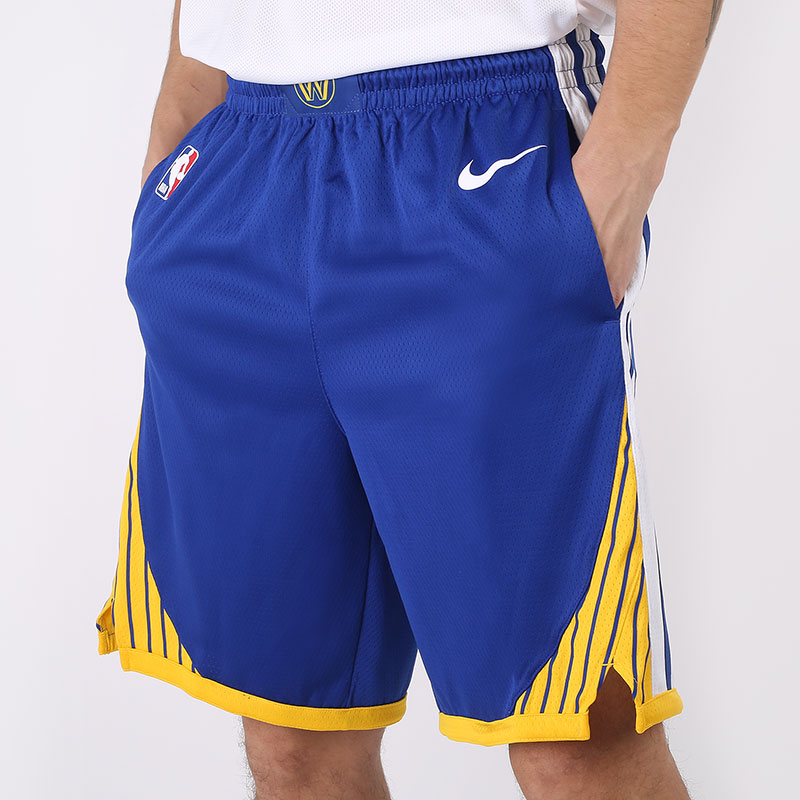 мужские синие шорты  Nike Golden State Warriors Icon Edition NBA Shorts AV4972-495 - цена, описание, фото 1