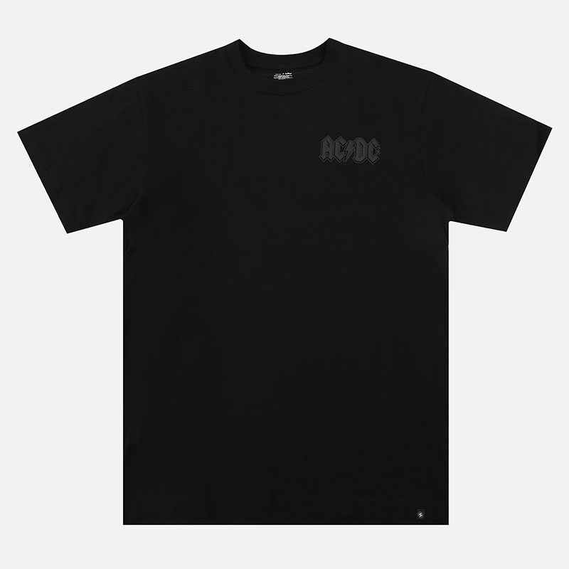 мужская черная футболка DC SHOES ACDC Tee ADYZT04976-KVJ0-KVJ0 - цена, описание, фото 1