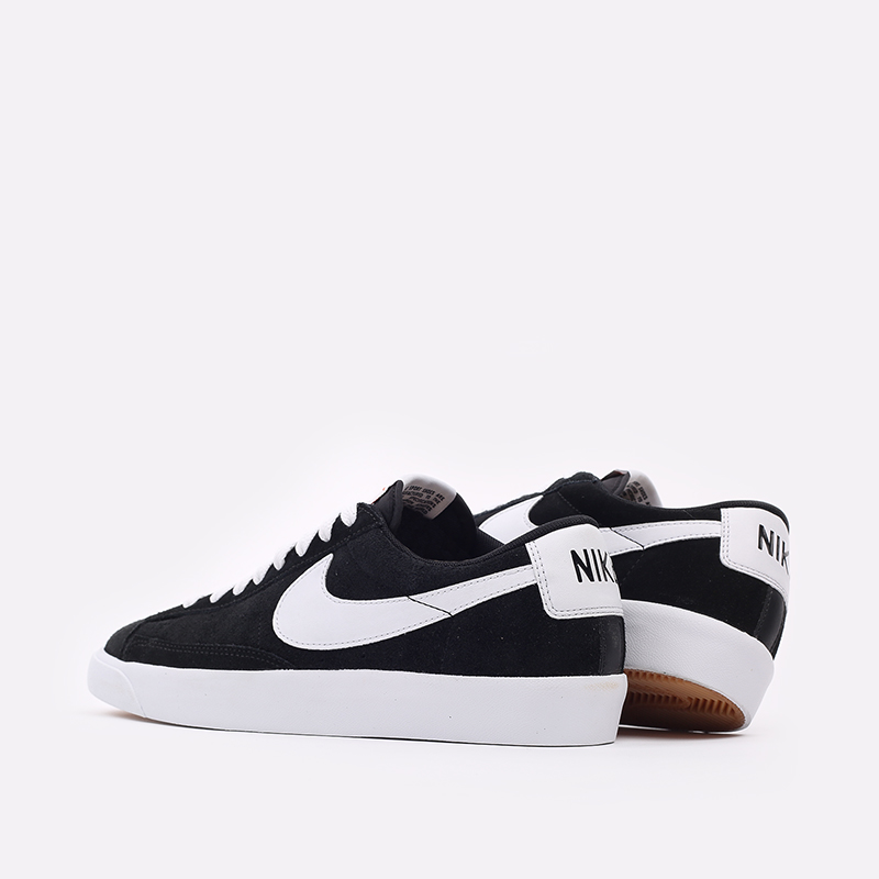 мужские черные кроссовки Nike Blazer Low PRM VNTG Suede 538402-004 - цена, описание, фото 4
