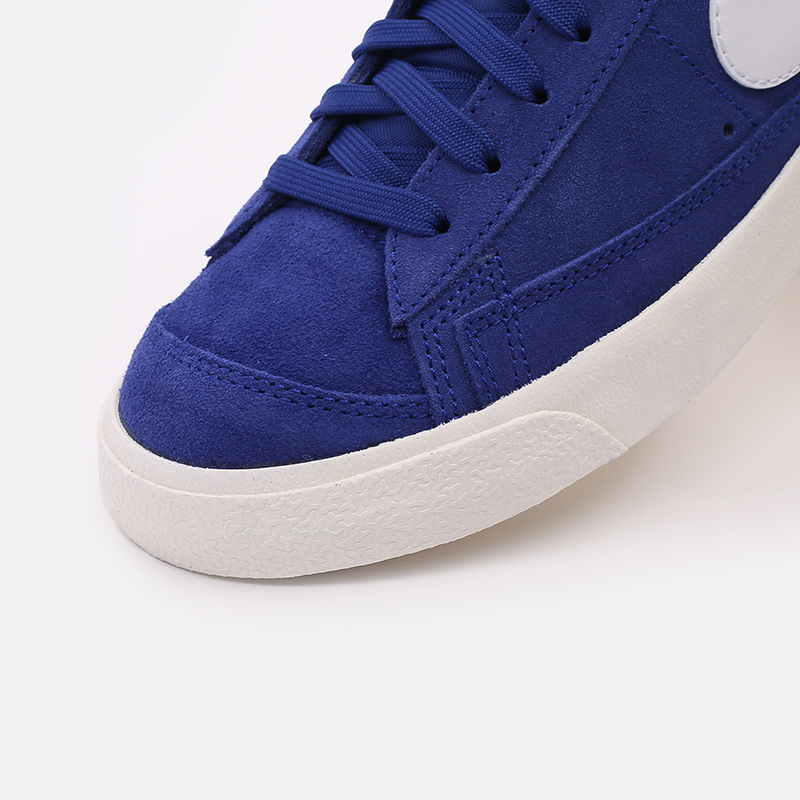 мужские синие кроссовки Nike Blazer Mid '77 Suede CI1172-402 - цена, описание, фото 6