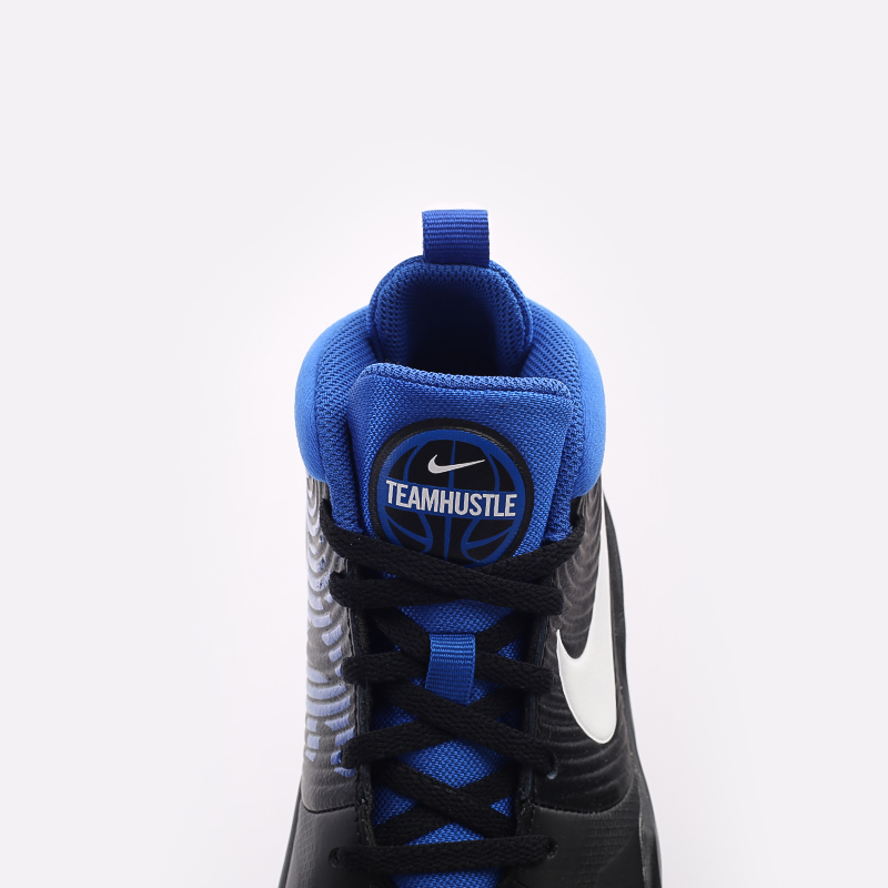 женские черные баскетбольные кроссовки Nike Team Hustle D 9 (GS) AQ4224-012 - цена, описание, фото 5