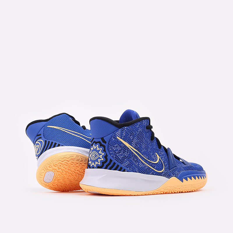 женские синие баскетбольные кроссовки Nike Kyrie 7 (GS) CT4080-400 - цена, описание, фото 4