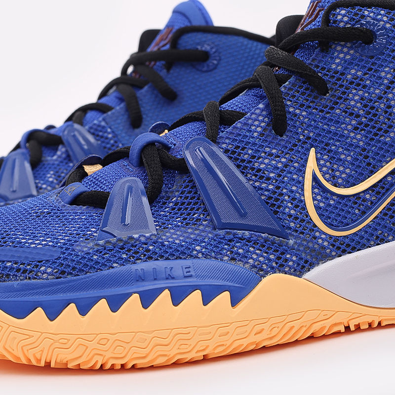 женские синие баскетбольные кроссовки Nike Kyrie 7 (GS) CT4080-400 - цена, описание, фото 6