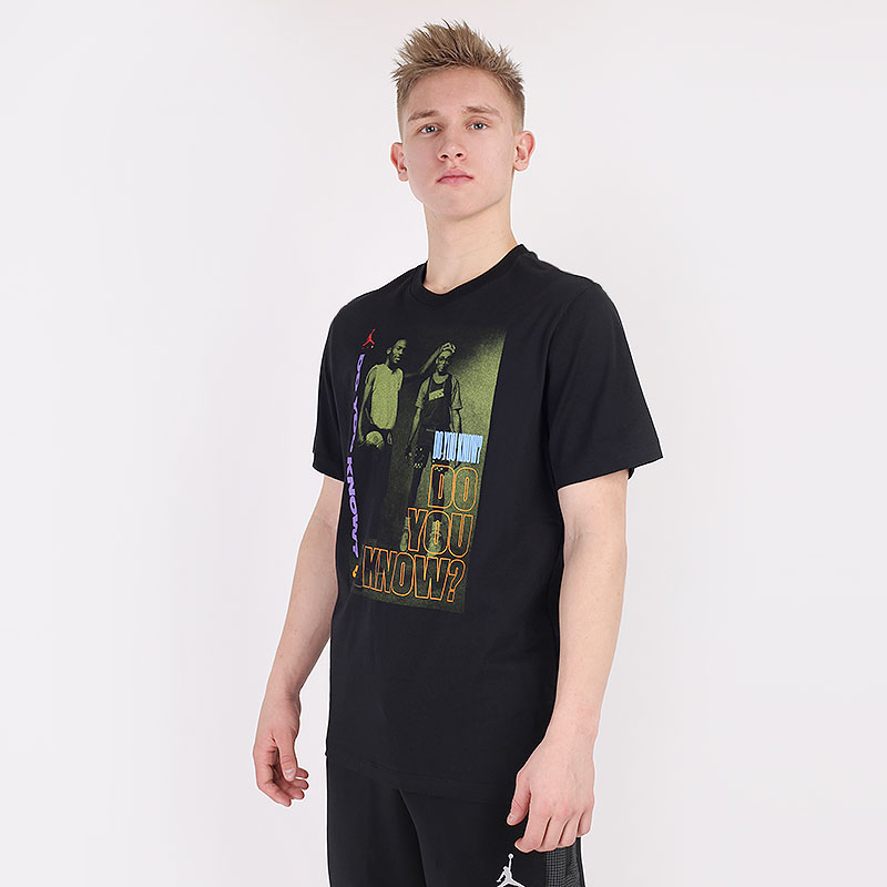 

Футболка Jordan, Черный, AJ3 Graphic Crew