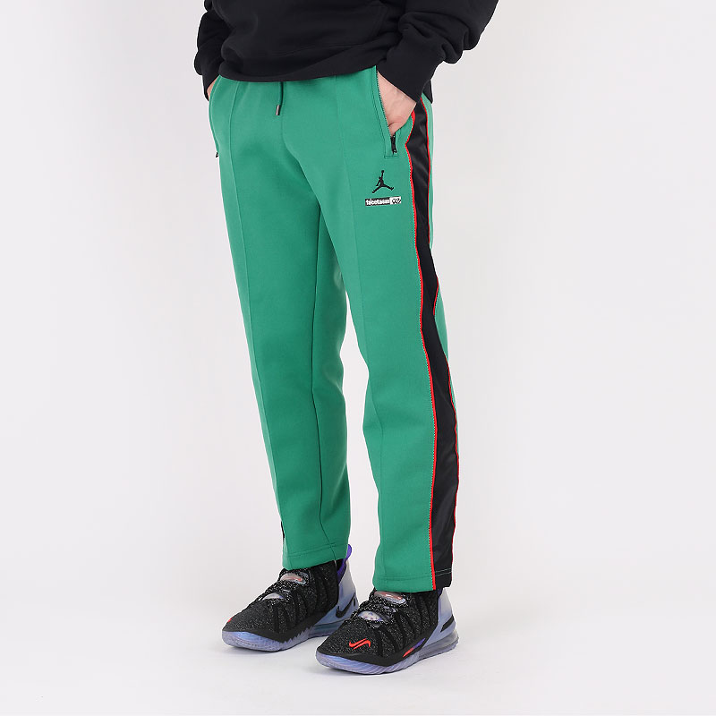 мужские зеленые брюки Jordan Why Not ? x Facetasm Track Pants DC4641-372 - цена, описание, фото 1