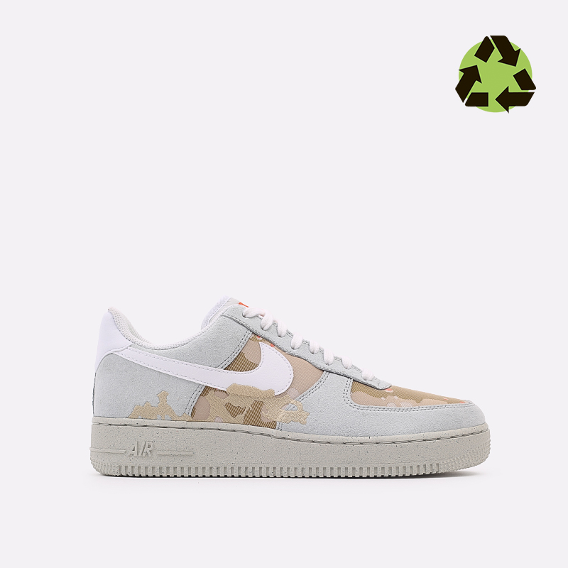 мужские серые кроссовки Nike Air Force 1 '07 LX DD1175-001 - цена, описание, фото 1