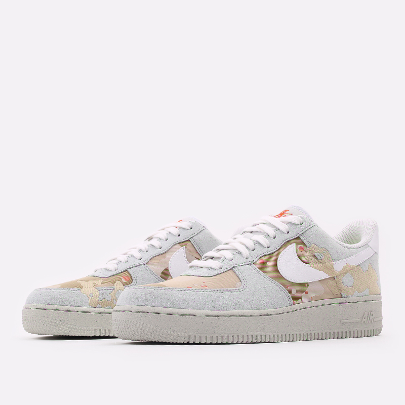 мужские серые кроссовки Nike Air Force 1 '07 LX DD1175-001 - цена, описание, фото 2