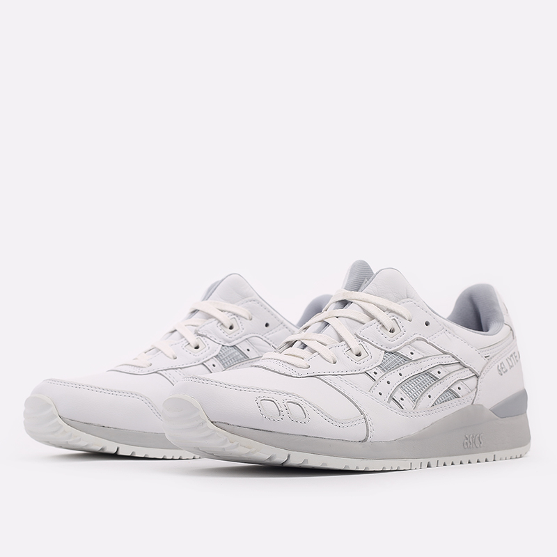 мужские белые кроссовки ASICS Gel-Lyte III OG 1201A081-100 - цена, описание, фото 2