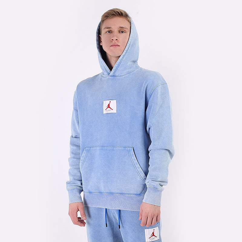 мужская голубая толстовка Jordan Flight Fleece CV2366-403 - цена, описание, фото 1