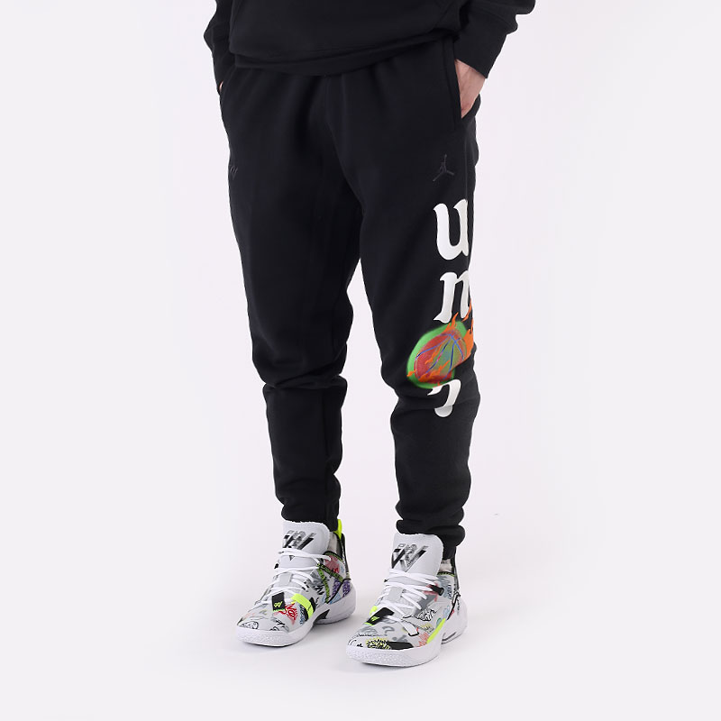 Мужские брюки Jordan 'Why Not?' Fleece Trousers (DD3329-010)  - цена, описание, фото 1