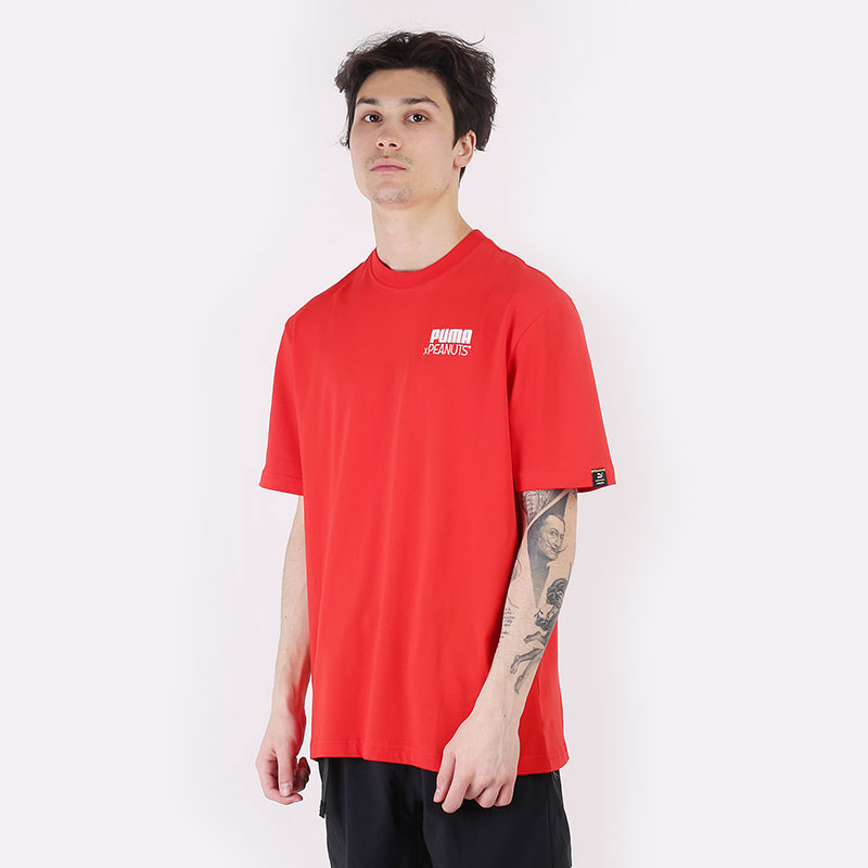 Мужская футболка PUMA x Peanuts Tee (53061611)  - цена, описание, фото 1