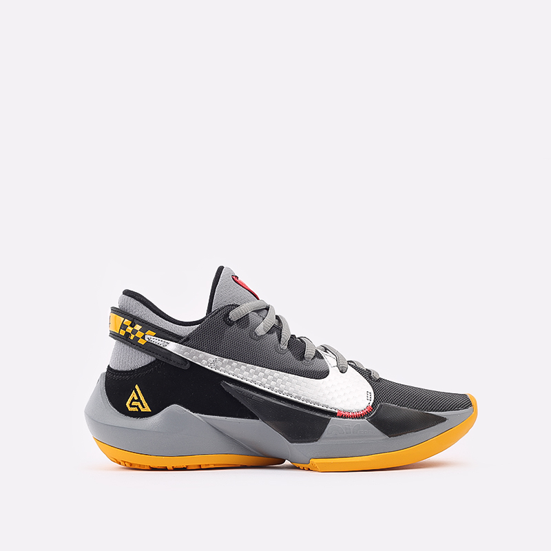 серые баскетбольные кроссовки Nike Zoom Freak 2 CK5424-006 - цена, описание, фото 1