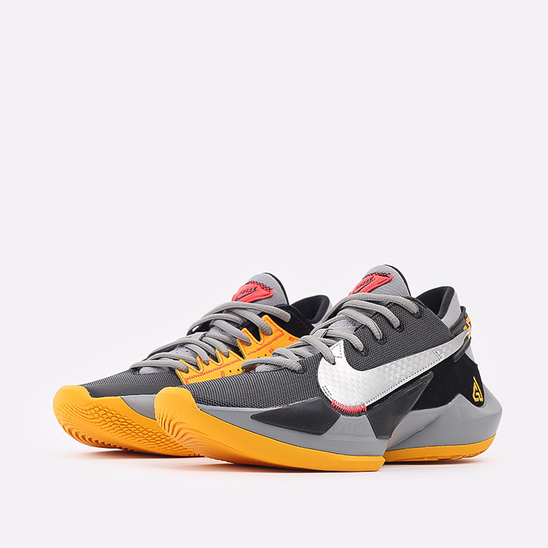  серые баскетбольные кроссовки Nike Zoom Freak 2 CK5424-006 - цена, описание, фото 2