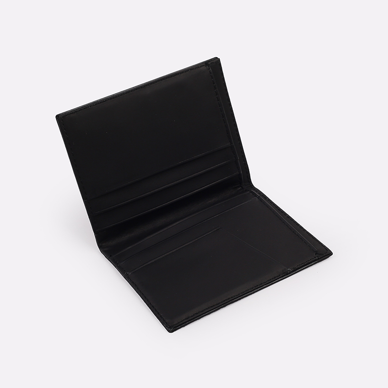  черный бумажник Carhartt WIP Leather Fold Wallet I028723-black - цена, описание, фото 2