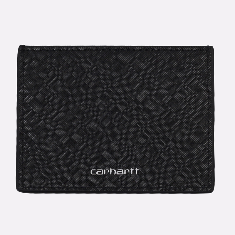Визитница Carhartt WIP Coated Card Holder (I026209-black/white)  - цена, описание, фото 1