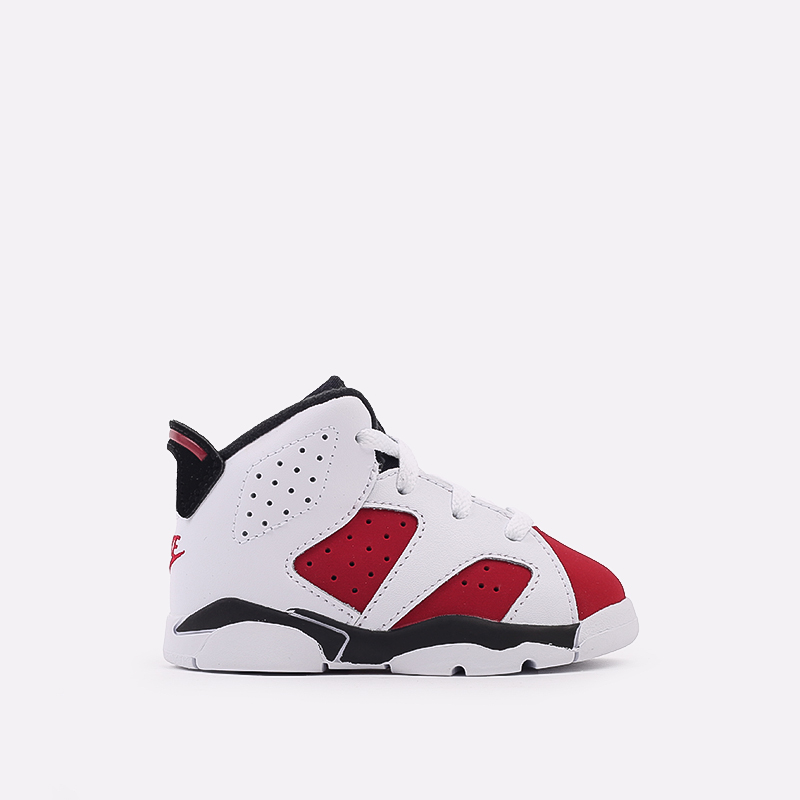 детские белые кроссовки Jordan 6 Retro (TD) 384667-106 - цена, описание, фото 1