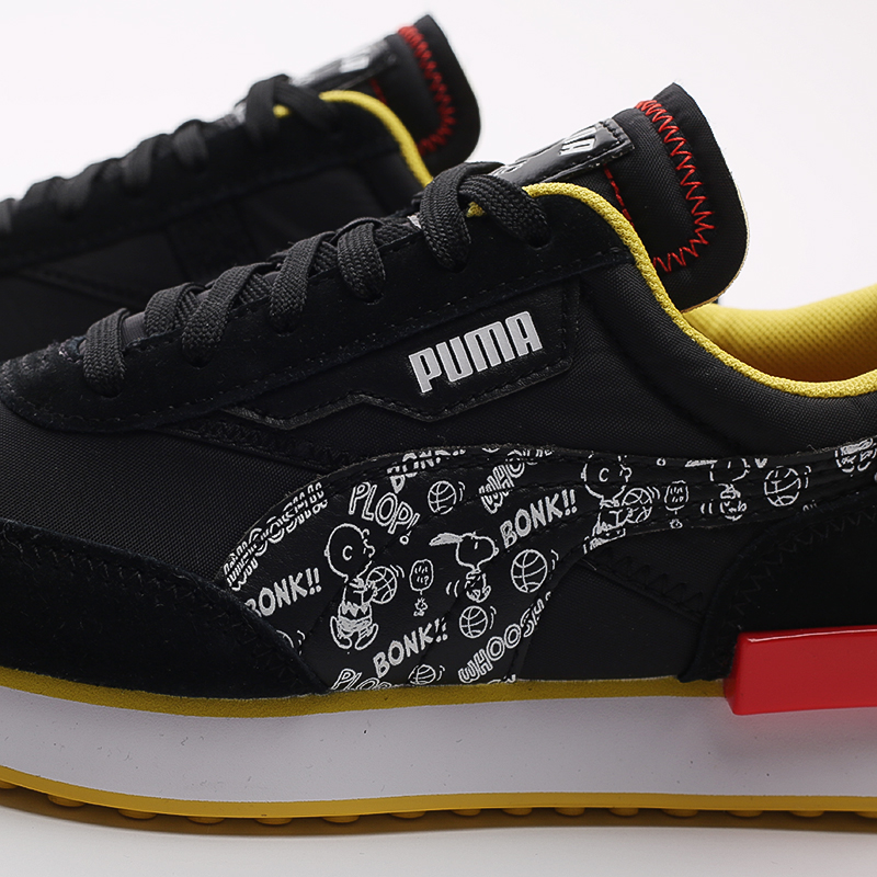  черные кроссовки PUMA Future Rider x Peanuts 38048301 - цена, описание, фото 6