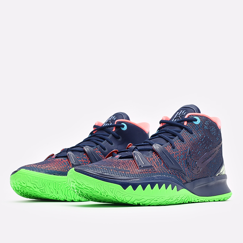 мужские синие баскетбольные кроссовки Nike Kyrie 7 CQ9326-401 - цена, описание, фото 2