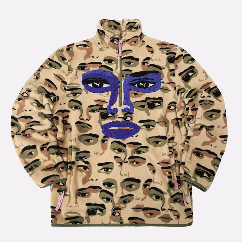 Мужская толстовка PUMA x KS AOP Fleece HZ Top (53040296)  - цена, описание, фото 1
