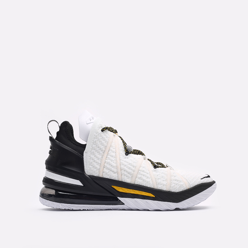 мужские белые баскетбольные кроссовки Nike Lebron XVIII CQ9283-100 - цена, описание, фото 1