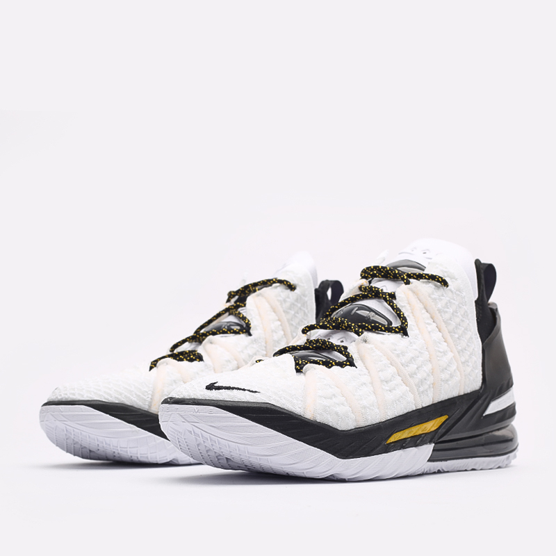 мужские белые баскетбольные кроссовки Nike Lebron XVIII CQ9283-100 - цена, описание, фото 2