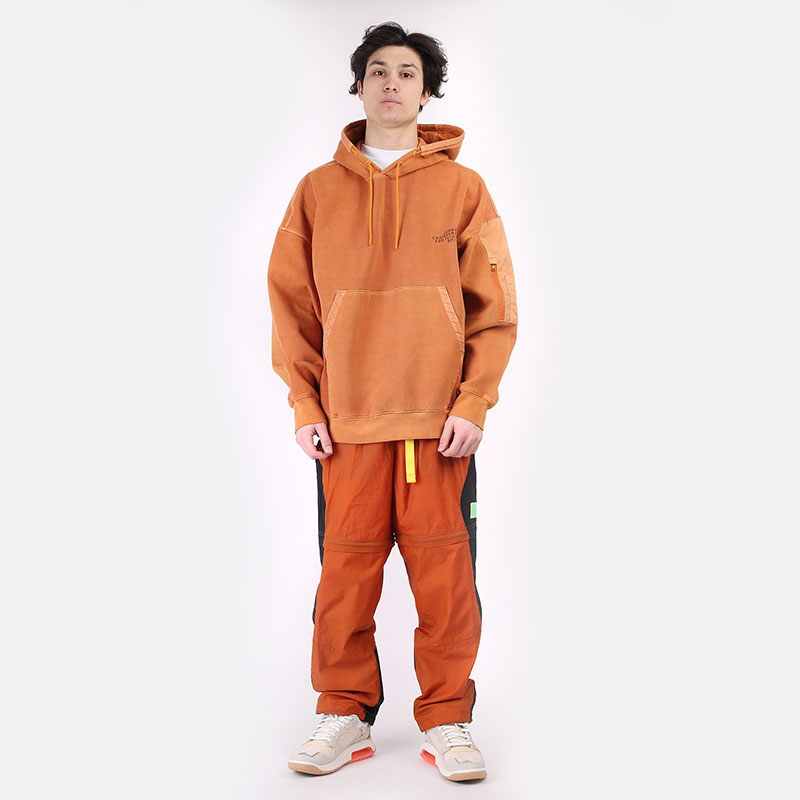 мужские оранжевые брюки Jordan 23 Engineered Convertible Tracksuit Bottoms CV2788-875 - цена, описание, фото 8