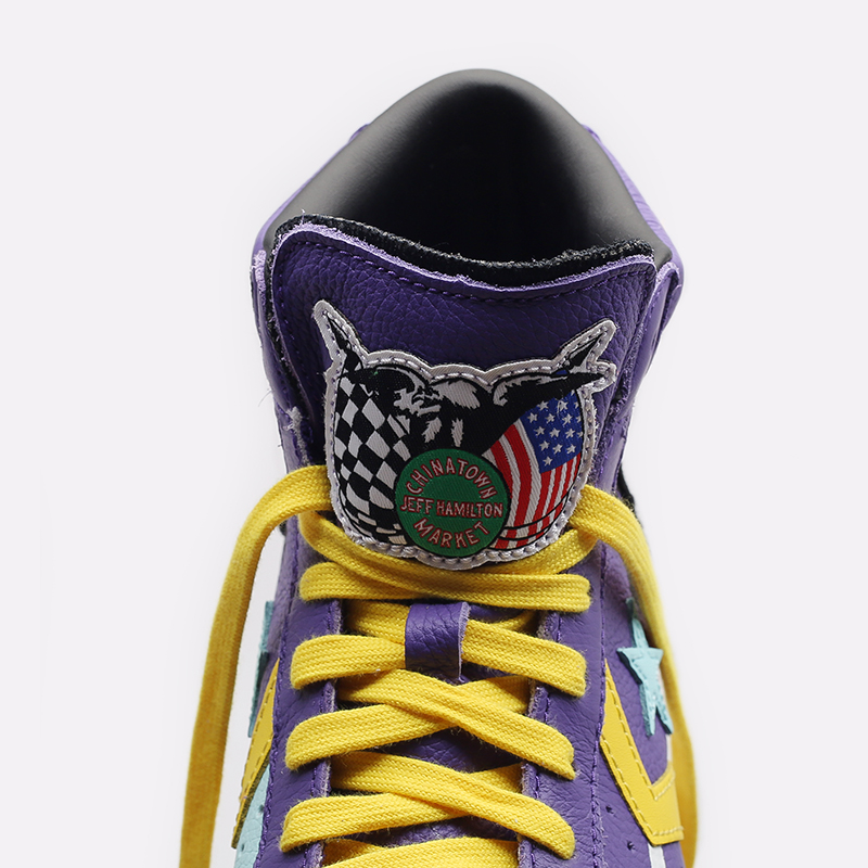 Кеды Converse Pro Leather Hi x Chinatown Market x NBA (171240)  - цена, описание, фото 8