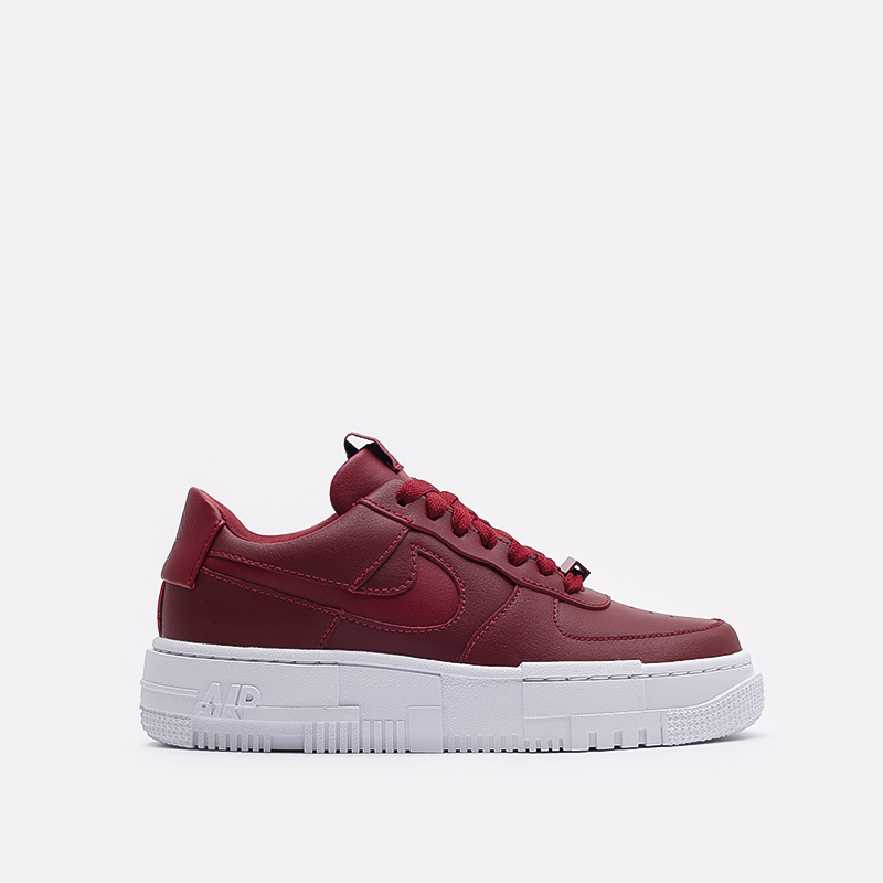 женские бордовые кроссовки Nike WMNS Air Force 1 Pixel CK6649-600 - цена, описание, фото 1