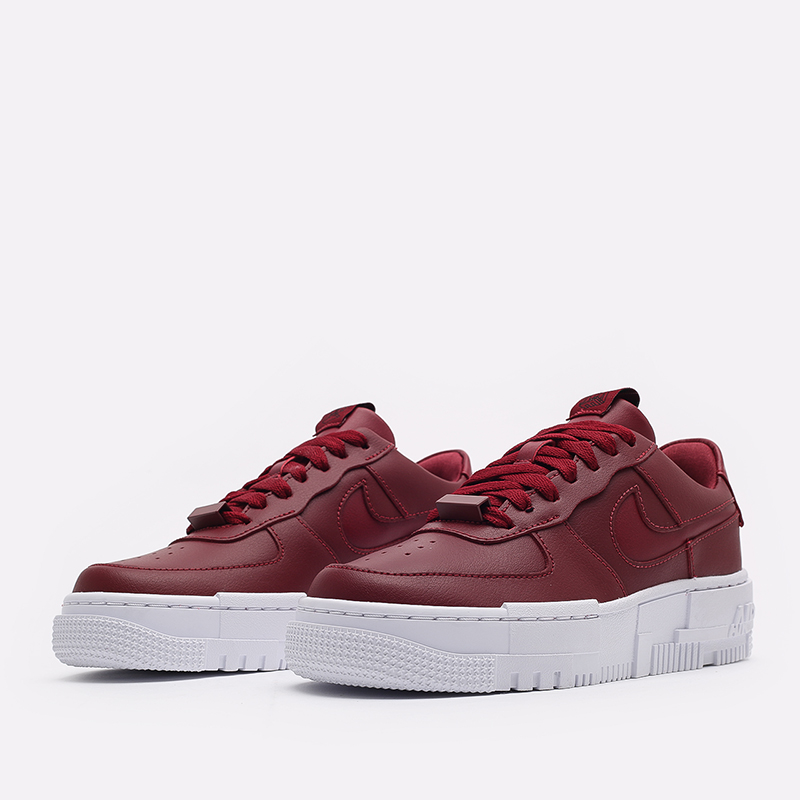 женские бордовые кроссовки Nike WMNS Air Force 1 Pixel CK6649-600 - цена, описание, фото 4