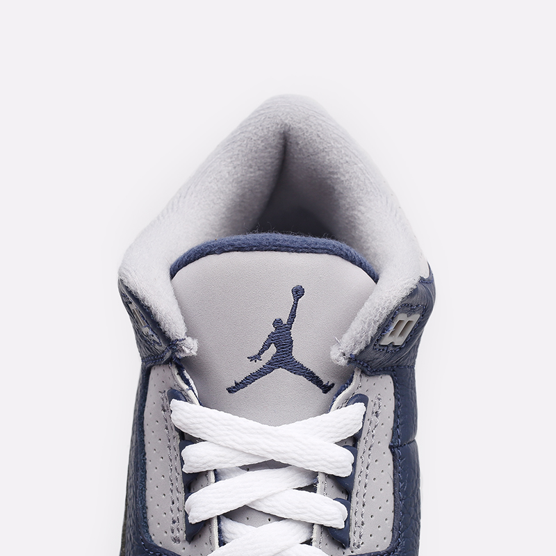 женские синие кроссовки Jordan 3 Retro (GS) 398614-401 - цена, описание, фото 7