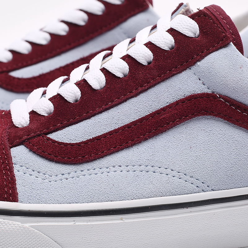 мужские голубые кроссовки Vans Old Skool VA3WKT4PBM - цена, описание, фото 5