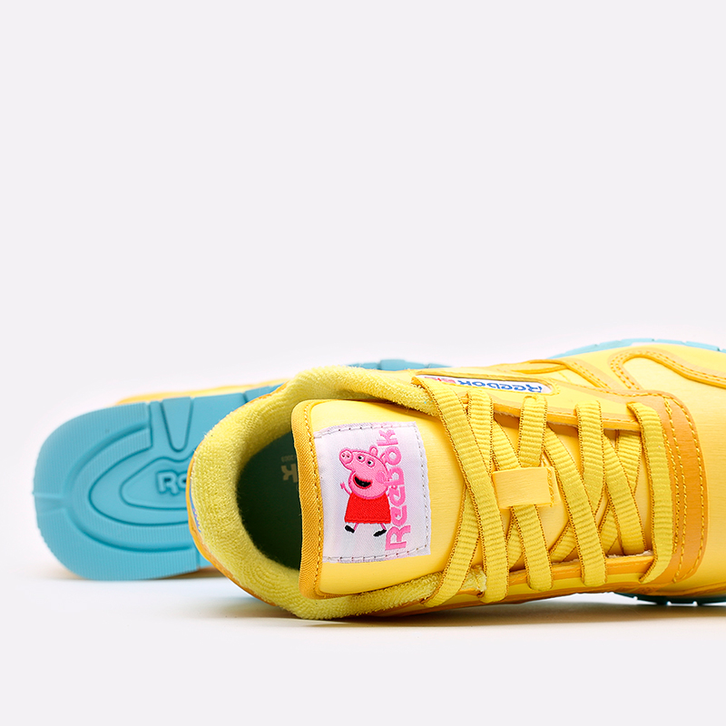 Детские кроссовки Reebok Classic Leather x Peppa Pig (H05207)  - цена, описание, фото 6
