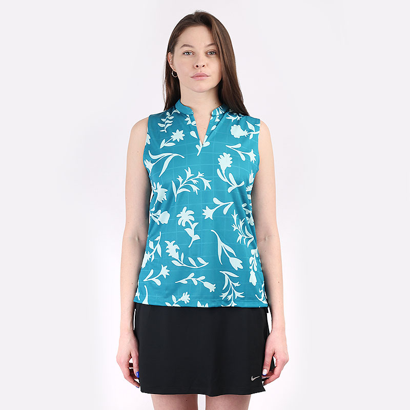 nike women's breathe sleeveless golf polo