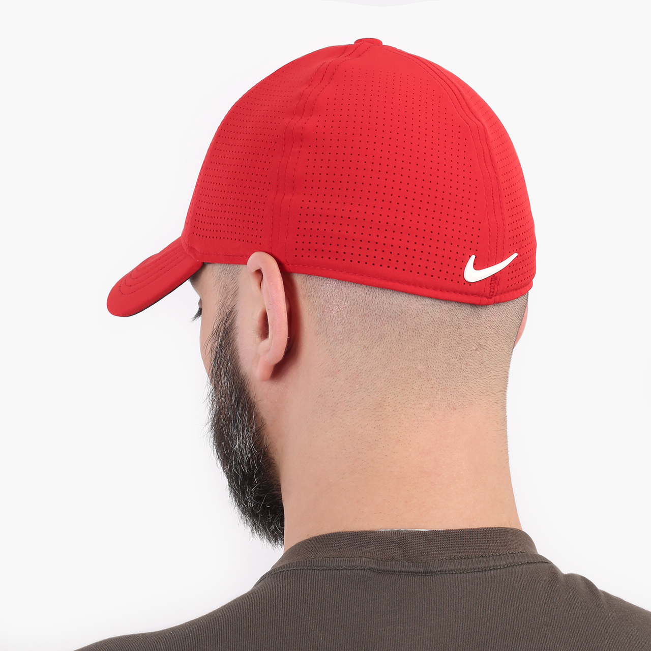  красная кепка Nike AeroBill Tiger Woods Heritage86 Perforated Cap CW6792-687 - цена, описание, фото 2