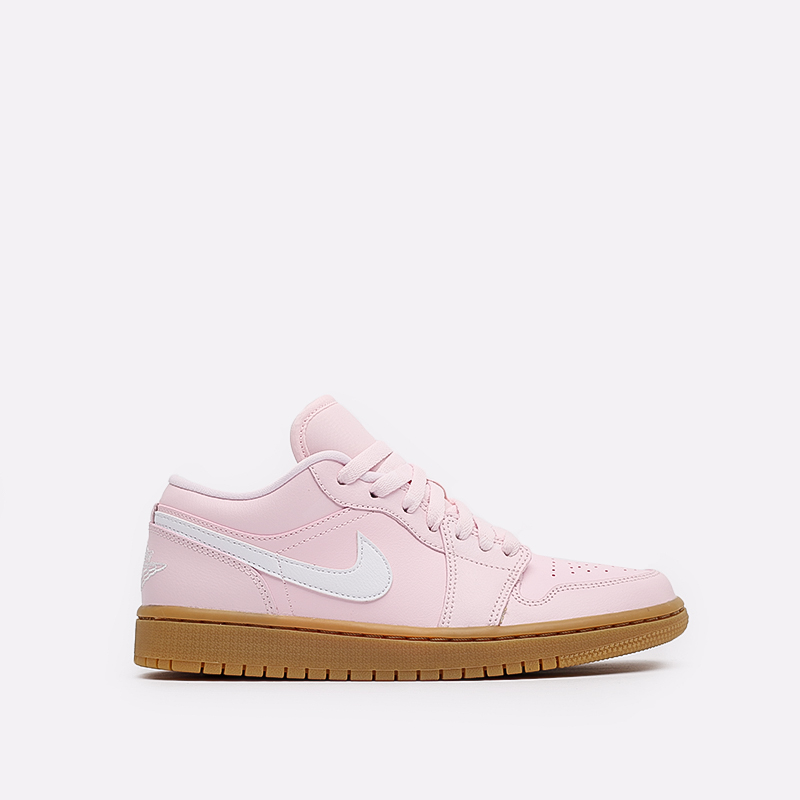 женские розовые кроссовки Jordan WMNS 1 Low DC0774-601 - цена, описание, фото 1