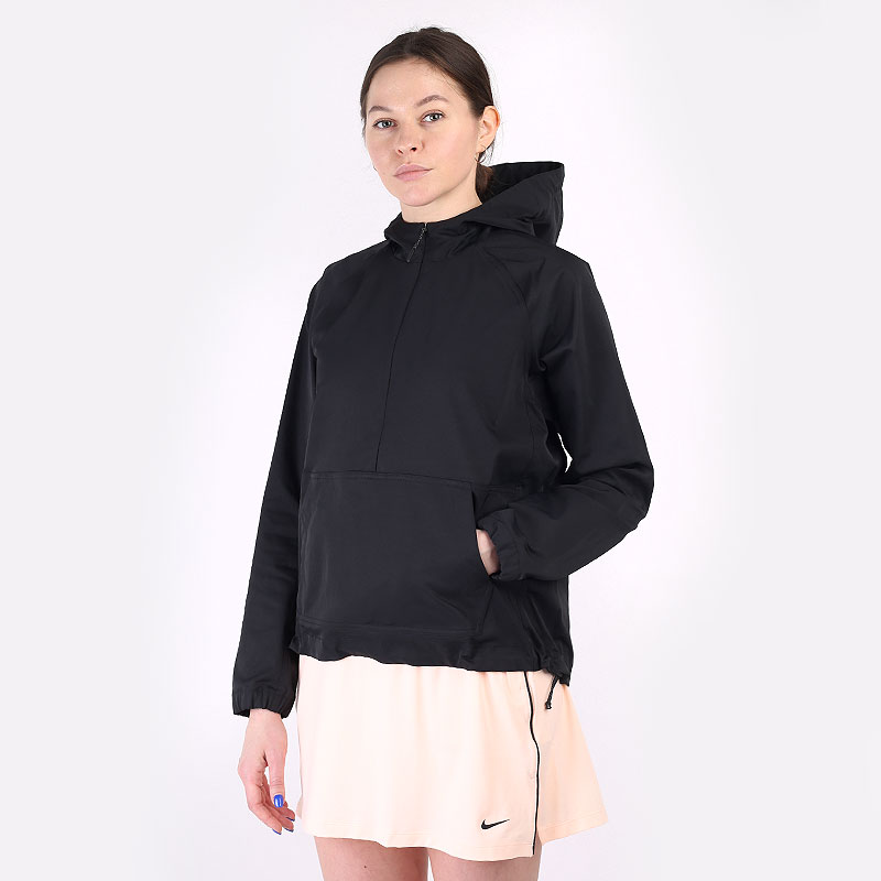 женская черная куртка Nike Repel Golf Anorak CU9663-010 - цена, описание, фото 1