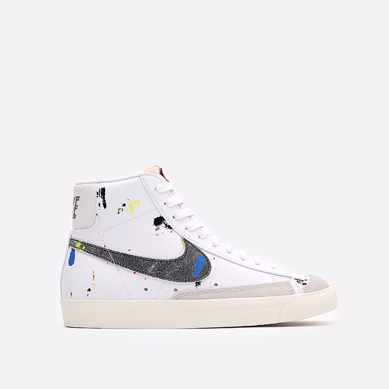 мужские белые кроссовки Nike Blazer Mid '77 DC7331-100 - цена, описание, фото 1