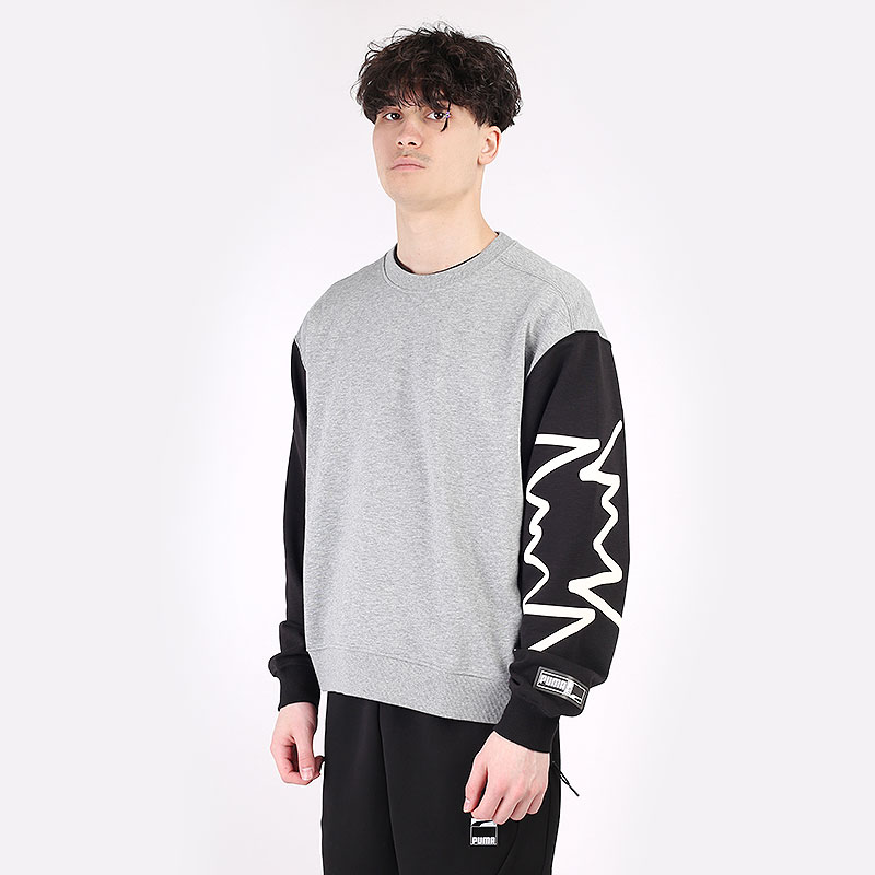 Мужская толстовка PUMA Blocked Crew (53051303)  - цена, описание, фото 1