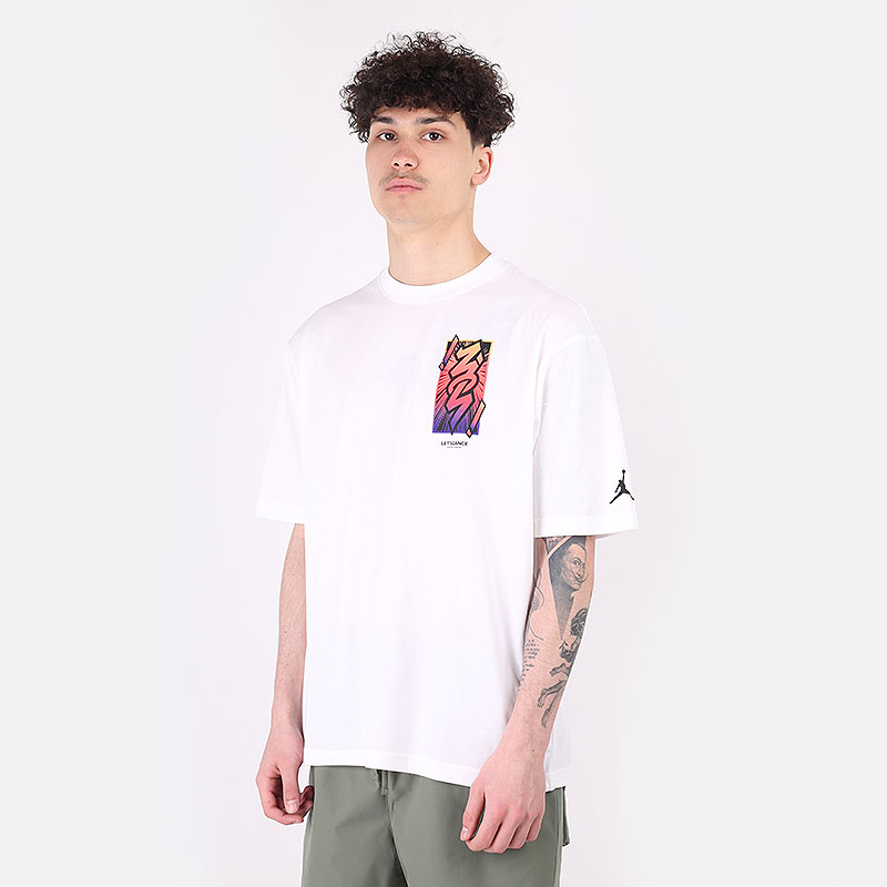 Мужская футболка Jordan Dri-fit Zion (DH0592-100)  - цена, описание, фото 1
