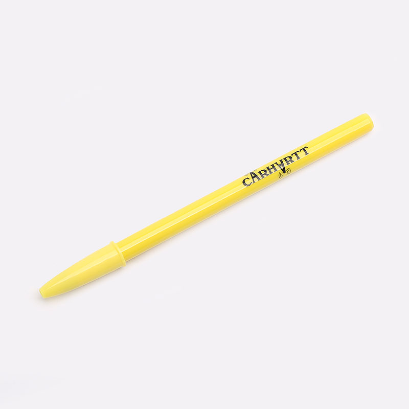  желтая ручка Carhartt WIP Bic Style Ballpen I029249-yellow - цена, описание, фото 1