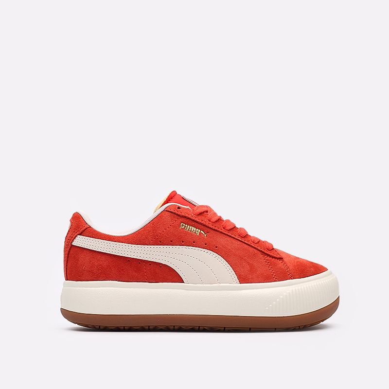 женские красные кроссовки PUMA Suede Mayu UP Wn's 38165002 - цена, описание, фото 1