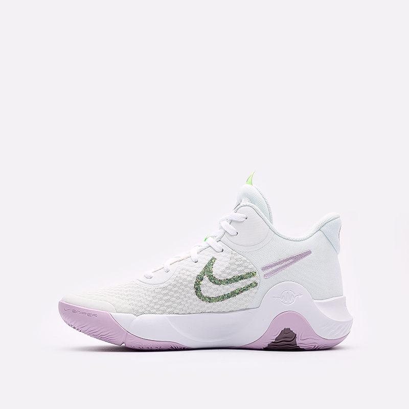 мужские белые баскетбольные кроссовки Nike KD Trey 5 IX DJ6921-100 - цена, описание, фото 2