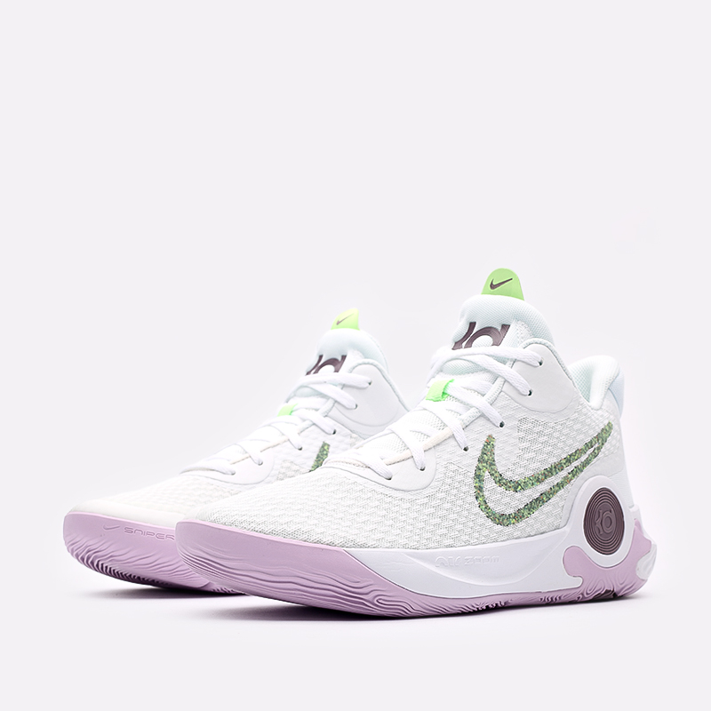мужские белые баскетбольные кроссовки Nike KD Trey 5 IX DJ6921-100 - цена, описание, фото 4